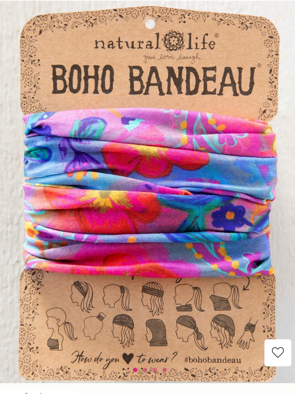 Neon Floral Stretch Headband for women #205